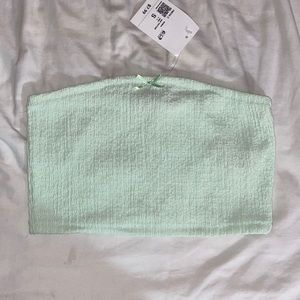 NWT Green Bandeau Top Sz. S Forever 21